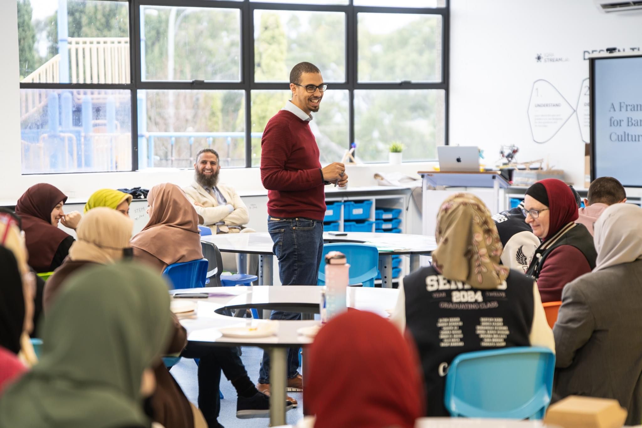 Mohammed Faris leading an executive workshop